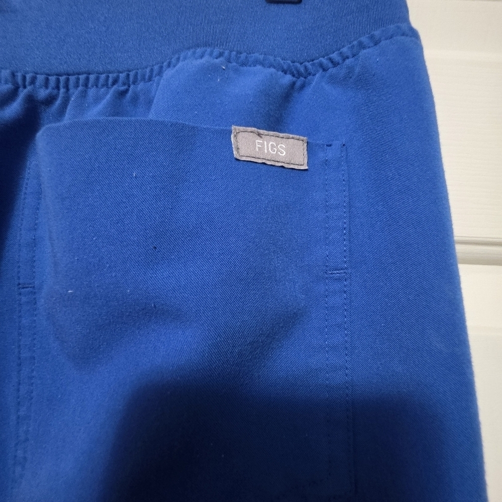 Figs Uman Relaxed Royal Blue Jogger Scrub Pants Womens XS/P - Picture 6 of 11